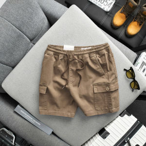 Quần short Kaki ngố túi hộp lưng thun co giãn mềm mịn 4 màu trẻ trung- LZ FASHION