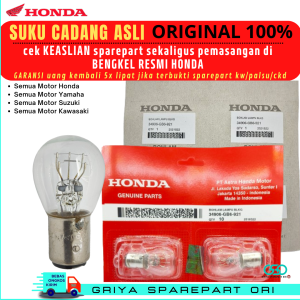 Bohlam Lampu stop Beat Ori Lampu belakang Spacy FI Stoplamp Supra X  Lampu rem Scoopy ORIGINAL HONDA AHM