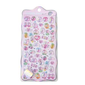 3D Embossed Fun Sticker for Kids & Hand Making Enthusiasts Notebook Phone Case Scrapbooks Adorable 3D Relief Sticker