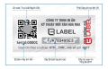 Tem chống hàng giả đa công nghệ  phát sáng, in số serial, QR code, xác thực sms. 