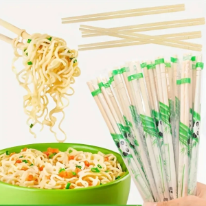 Disposable Chopsticks Bamboo Chopsticks Independently Packaged High-Quality Wooden Chopstick 50-100 pair