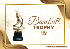 Baseball Gold Figure Trophy 20 cm ( 195 )( Customize Available ) Trophies
