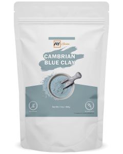 Cambrian/Serbian Blue Clay 0.5lbs / 227g for Facial Masks Creams Body Wraps Scrubs and Soap Making