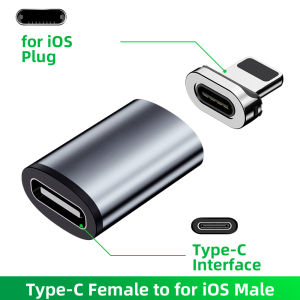 GUUGEI Bộ Chuyển Đổi OTG Bộ Chuyển Đổi Từ Tính Micro USB Type C Cáp USB Đầu Nối Sạc Từ Tính Bộ Chuyển Đổi Sạc 3 Trong 1 Usb C Cho Điện Thoại Máy Tính
