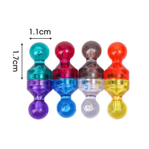 เข็มกลัดแม่เหล็กติดตู้เย็น40/8ชิ้นอุปกรณ์สำนักงานในบ้านหมุดปักแผนที่สีขาวแม่เหล็กติดแม่เหล็กติดหมุดปักกระดานไวท์บอร์ด