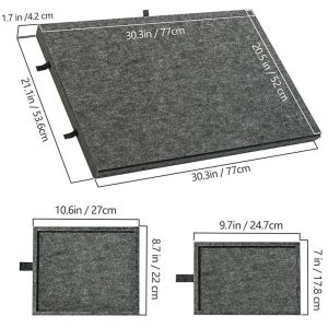 1000Pcs Jigsaw Puzzle Storage Album 12/24 Pages Binder Folder Fit 50×70cm Large Puzzle Organizer with Handle