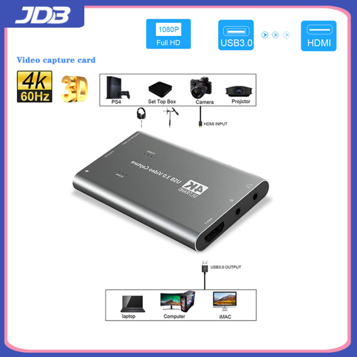 HDMI to USB 4K video capture card 1080P 60fps high-definition