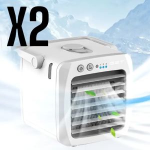 Mini Air Conditioner Water Cooling Fan Portable USB Charging Home Office Desktop Cooling Fan移动式冰冷扇
