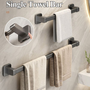 Bathroom Towel Rack Wall Towel Hanger 50 70cm Single Towel Bar Bathroom Organizer
