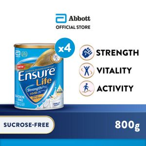 [Bundle of 4] Ensure®️ Life StrengthProTM Sucrose-Free 800g