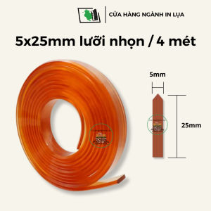 Lưỡi dao gạt mực in lụa 5x25mm lưỡi nhọn  lưỡi dao in lụa in ly trà sữa in túi nilon