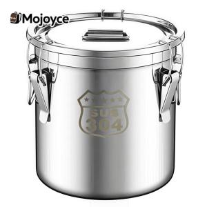 6/12/21/33L Stainless Steel Kitchen Canister for Home Kitchen Bar Restaurants