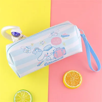 LVYIMAO Super Large Capacity Sanrio Kuromi Pencil Box Cartoon Cute Stationery Box Durable Wear Resistant Multi Functional Storage Box Learning Stationery