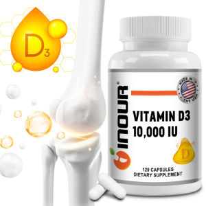 Vitamin D3 10000 IU Capsules Cholecalciferol Bone Immune Health Support