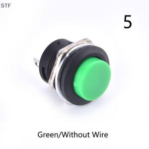 STF 16มม. 12V-24V ปุ่มไฟ LED รถยนต์กันน้ำสวิตช์เปิด ปิดชั่วขณะโลหะ