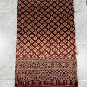 ผ้าทอไหมเทียม รวมลาย อรัญญา นันทวัน ศรีเพรช