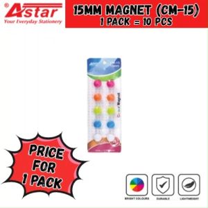 ASTAR Colour Magnet Round / Magnet Button / Magnet Bulatan 15MM/20MM/30MM/40MM