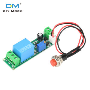 Diymore DC 5-12V bên ngoài đẩy nút kích hoạt trên có thể điều chỉnh hẹn giờ chậm trễ tắt công tắc Rơle mô-đun thời gian điều chỉnh 1-10S