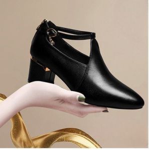 E1460 - GIÀY ELISA BOOT PHONG CÁCH MỚI – MÀU ĐEN CAO 3P VÀ 5P