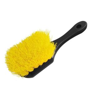 CRUSHES Dense Bristles Car Tire Cleaning Brush No Shedding Car Cleaning Accessories Car Detailing Brushes Portable Washing Brush Tool For Auto