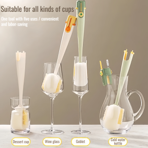 Sponge Brush Washable Stains Rinse Without Leaving Oil Stains Cup Brush Stains Have No Place to Hide