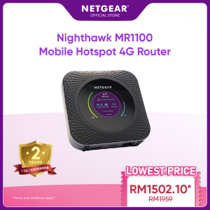 NETGEAR Nighthawk M1 MR1100 Gigabit LTE Mobile Router【2 Years Warranty by NETGEAR】