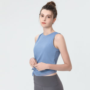 Yoga Top Women Comfortable Sports Vest Workout Gym Fitness Workout Top Quick Dry Running Vest