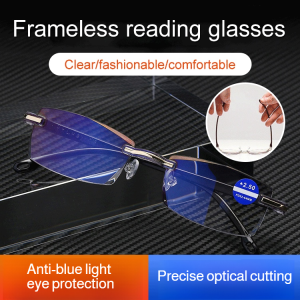 Anti-blue light reading glasses Cut edge reading glasses Anti-blue light reading glasses 802 dyeing
