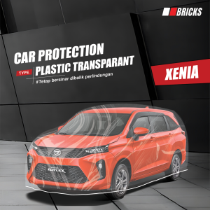 Plastik Cover Xenia New Old Lama Baru Waterproof Penutup Mobil tebal 80 Micron -BRICKS