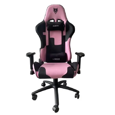 NUBWO เก้าอี้เกมมิ่ง รุ่น L011 สีดำ-ชมพู