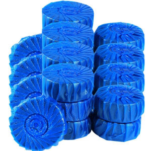 30 PCS/50 PCS Solid Toilet Cleaner Household Toilet Disinfectant Deodorizer Blue Ball Cleaning Toilet Expert