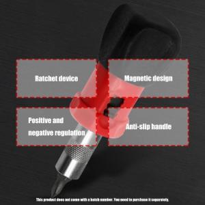Efficient Ratchet Screwdriver Convenient Design for Tight Space with Double Direction Switches and Magnetic Bit Holders