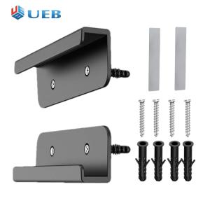 2 Pcs Universal Wall Mounted Tablet Stand Holder Tablet Wall Mount for Tablet/Mobile Phone/E-Reader/Remote Control