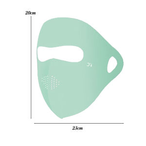 Summer Full Face Sunscreen Mask UV Protection Face Mask Outdoor Cycling Neck Protection Ice Sense Breathable Elastic Facekini