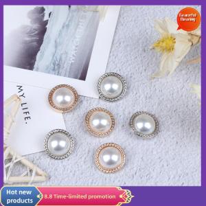 Graceful 10pcs Metal Shank Buttons for Sewing Scrapbooking DIY Craft Decoration