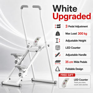 Foldable Master Climber Stair Stepper Full-Body Cardio Fitness Equipment for Women Men Home Workout
