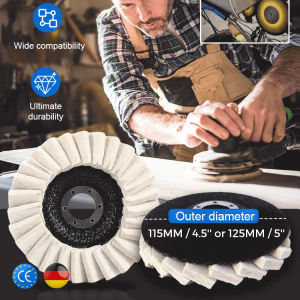 Wool Felt Shutters Polishing Wheels EcoFriendly Household Wool Durable