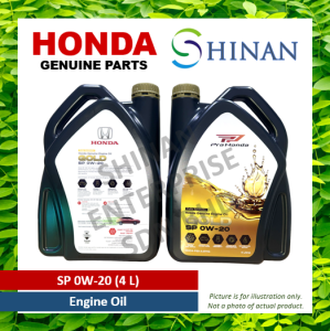 Engine Oil - SP 0W-20 - Gold - New Stock From Petronas - Honda - Shinan Enterprise