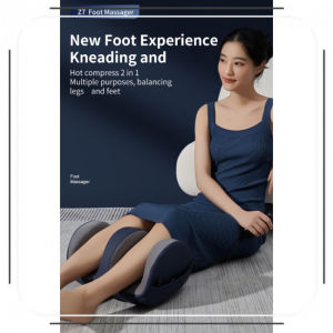 *Foot Massager Leg Massage Electric Foot heating Leg Relax Kneading Machine Remote Control Foot Care