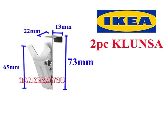 Ikea klunsa hanger with clip sale