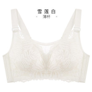 【OFFICIAL】Veimia Anti-exposure Mesh Lace Two-piece Cup Bra Womens Full-cup Bra For Larger Busts Shaping Bra To Reduce Side Breast Fat And Prevent Sagging Correcting Adjusting Bra For Outward Expansion