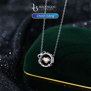 Dây Chuyền Bạc S925 Dây Chuyền Bạc Nữ Đính Đá Zirconia Trái Tim Sang Trọng Tinh Tế - DB2828 - Bảo Ngọc Jewelry