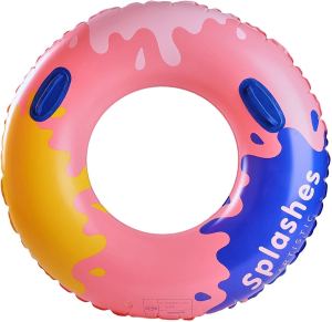 GOOGOO BIRD New Splashes Artistic Modern Design Swimming Ring Float For Kids & Adults Pelampung Kanak-kanak Dan Dewasa
