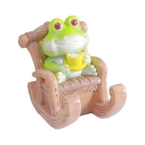 Frogs Shape Phone Holder Decorative Desktop Organise Phone Stand Stress Relief Figurine For Students Adults