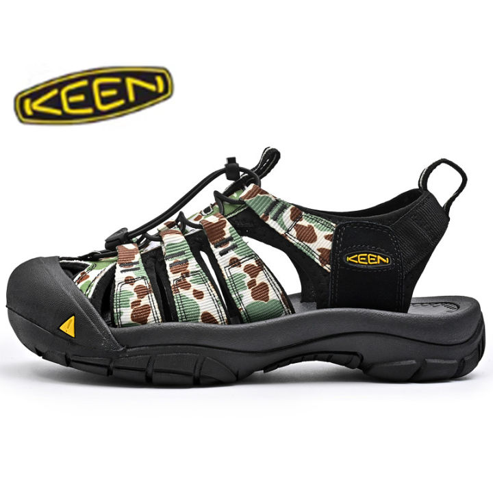 KNP Cohen Outdoor Soft Bottom Closed Toe Sandals Summer Climbing Hiking ...