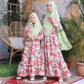 SISTAQUE - Setelan Maxi Couple Ibu dan Anak Perempuan Fashion Muslim Larisa. 
