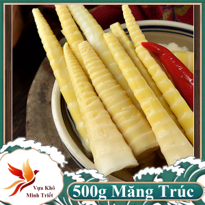 1kg Măng Trúc Non Giòn Ngâm Tỏi Ớt Cay Vừa Ăn Không Đắng- VỰA KHÔ MINH TRIẾT