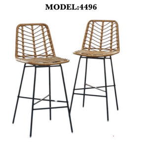 Bar Chair / Cafe Bar Chair /Rattan Bar Chair / ATTIC FURNITURE EK PP RATTAN BAR CHAIR