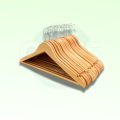 Wooden Top Hangers High Quality 3 Pieces Per Order. 