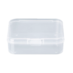 Square Transparent Plastic Storage Boxes Beads Crafts for Case Container